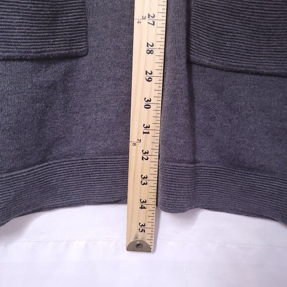 Lacoste Sweater Dress 36 Small Gray Tunic - Picture 6 of 10
